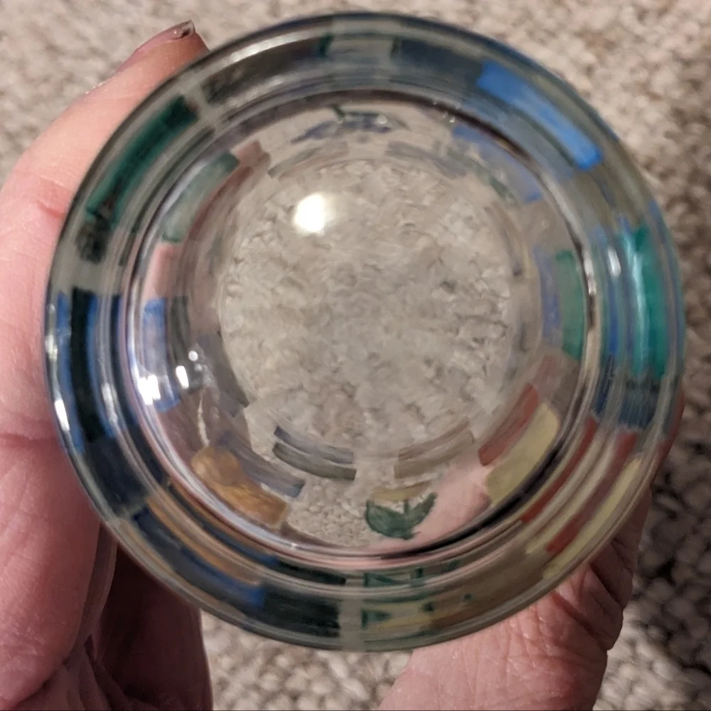 Juice carafe with one glass